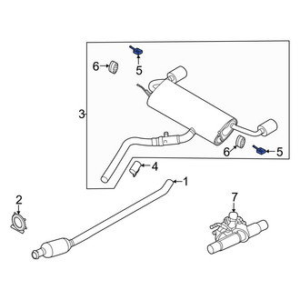 Ford OE - Exhaust System Hanger Bracket