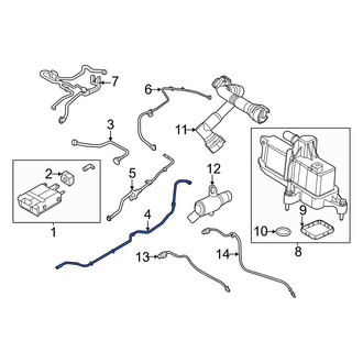 Ford OE - Evaporative Emissions System Lines