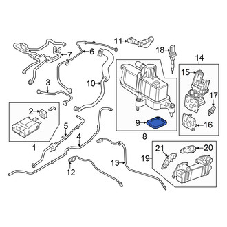 Ford OE - Right Vapor Canister Purge Valve Assembly Gasket