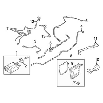 Ford OE - Emission System - Emission Components (Vapor Canister), (2.0L)