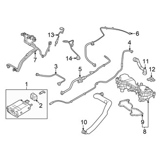 Ford OE - Emission System - Emission Components (Vapor Canister), (2.0L)