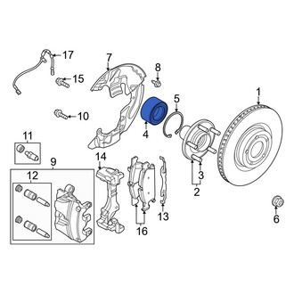 Ford OE - Front Wheel Bearing