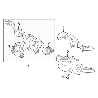 Ford OE - Steering Column - Shroud, Switches & Levers