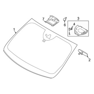 Ford OE - Windshield Glass