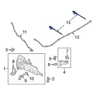 Ford OE - Front Windshield Washer Nozzle