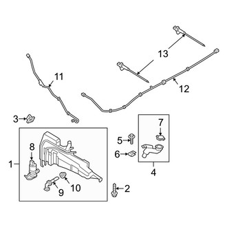 Ford OE - Windshield - Washer Components