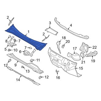 Ford Escape Cowl Panels & Parts | Vent Grills — CARiD.com