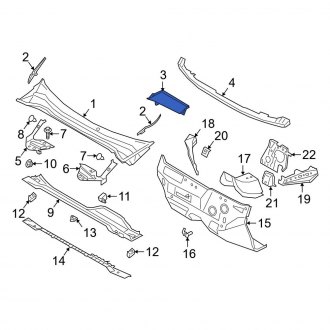 Ford Escape Cowl Panels & Parts | Vent Grills — CARiD.com