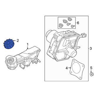 Ford OE - Brake Master Cylinder Reservoir Cap
