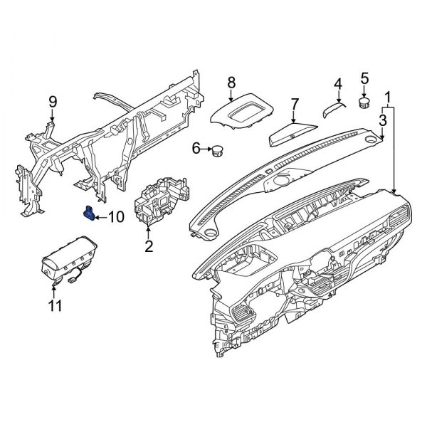 Instrument Panel Crossmember Bracket