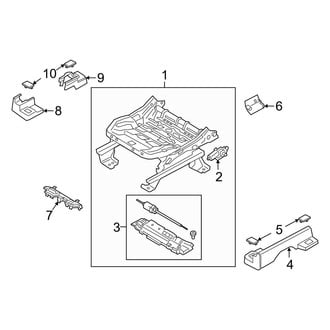 Ford OE - Seats & Tracks - Tracks & Components (Driver Side Power Seat)