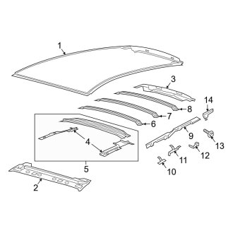 2020 Ford Escape OEM Roofs & Parts | Panels, Drip Rails — CARiD.com