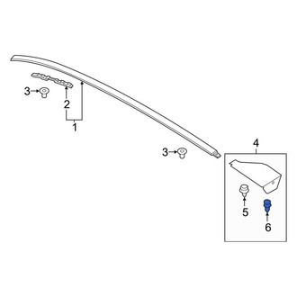 Ford OE - Roof Rack Cover Clip