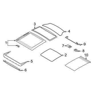 Ford OE - Roof - Sunroof