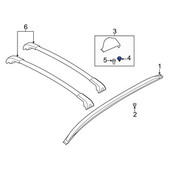 Ford OE - Roof Rack Cover Clip