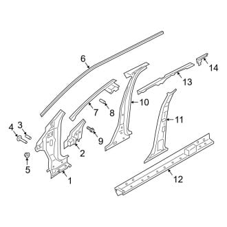 2021 Ford Escape Pillars | Assemblies, Jambs, Braces — CARiD.com