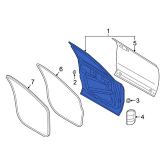Ford OE - Front Right Door Shell
