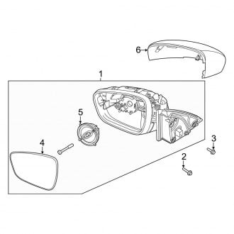 2020 Ford Escape OEM Mirrors - Towing, Side View | CARiD