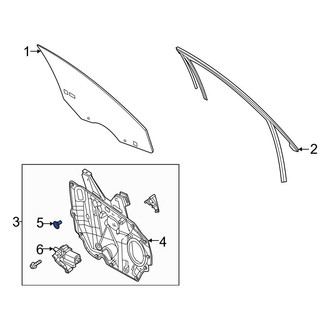 Ford OE - Window Regulator Clip