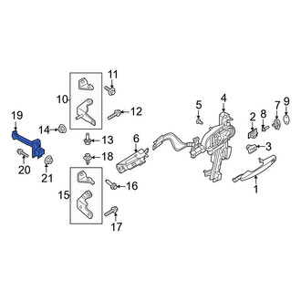 Ford OE - Front Door Check