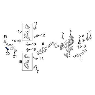 Ford OE - Front Door Check Bolt