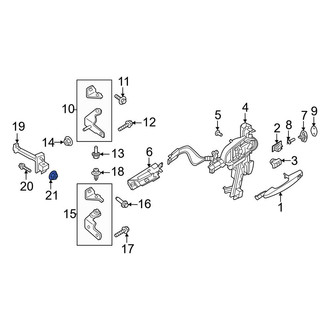 Ford OE - Door Check Nut