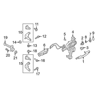 Ford OE - Front Door - Lock & Hardware