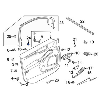 Ford OE - Door Window Molding Bolt