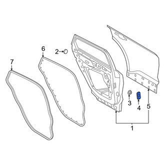 Ford OE - Door Shell Seal