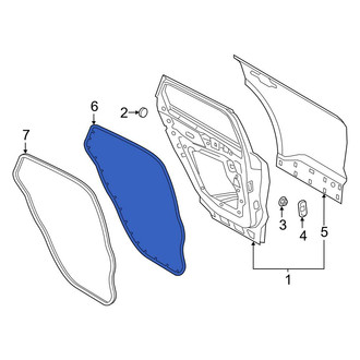 Ford OE - Rear Left Outer Door Seal