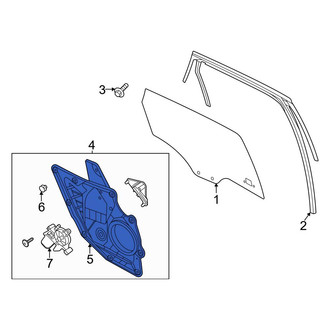 Ford OE - Rear Left Window Regulator