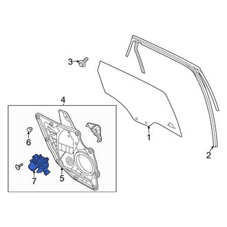 Ford OE - Front Left Window Motor