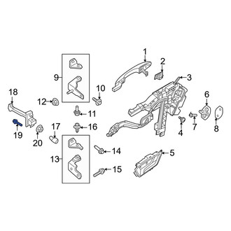 Ford OE - Door Check Bolt