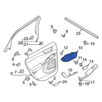 Ford OE - Rear Left Inner Interior Door Handle