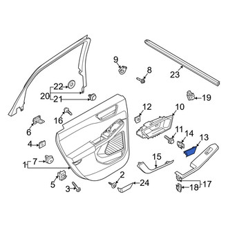 Ford OE - Front Left Interior Door Handle Screw Cap