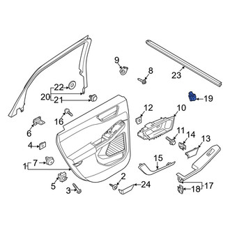 Ford OE - Front Left Door Window Switch