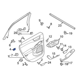Ford OE - Door Interior Trim Panel Nut