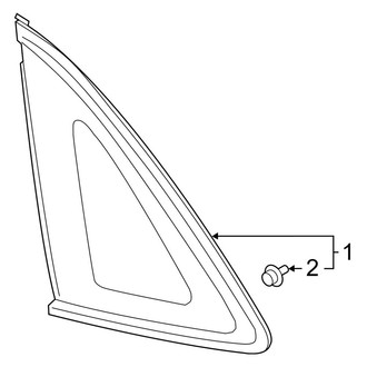 Ford OE - Quarter Panel - Glass