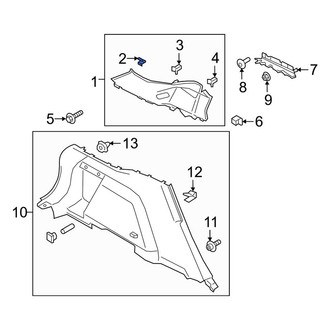 Ford OE - Quarter Panel Trim Panel Clip