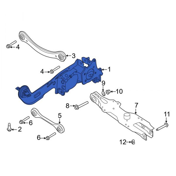 Ford OE LX6Z5A968P Rear Right Suspension Knuckle