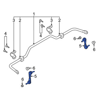 Ford OE - Rear Suspension Stabilizer Bar Link