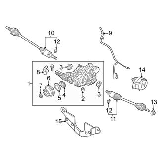 Ford OE - Rear Suspension - Axle & Differential (AWD)