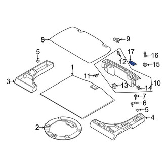 Ford OE - Liftgate Trim Scuff Plate Cap
