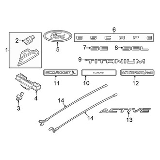 Ford OE - Lift Gate - Exterior Trim