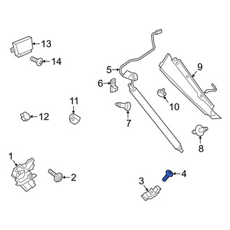 Ford OE - Liftgate Lock Striker Plate Bolt
