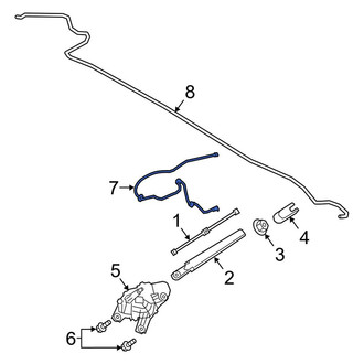 Ford OE - Rear Liftgate Washer Hose