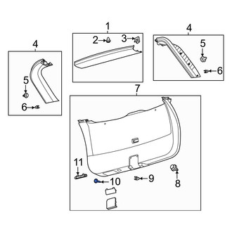 Ford OE - Sun Visor Screw