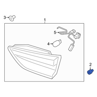 Ford OE - Inner Tail Light Nut