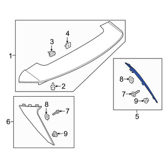 Ford OE - Rear Right Spoiler