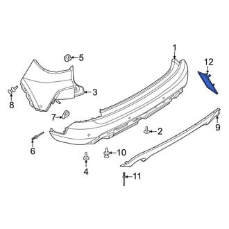 Ford OE - Rear Left Reflector Panel